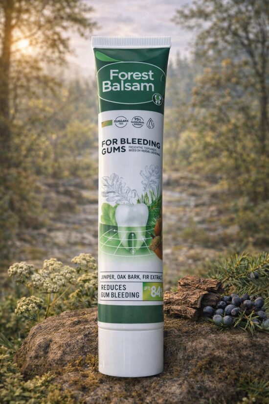 DABĪGA ZOBU PASTA ASIŅOJOŠĀM SMAGANĀM 75ML - FOREST BALSAM